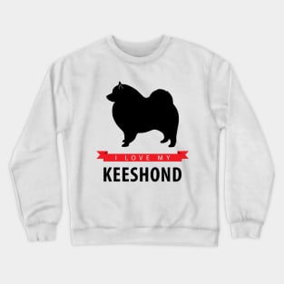 I Love My Keeshond Crewneck Sweatshirt